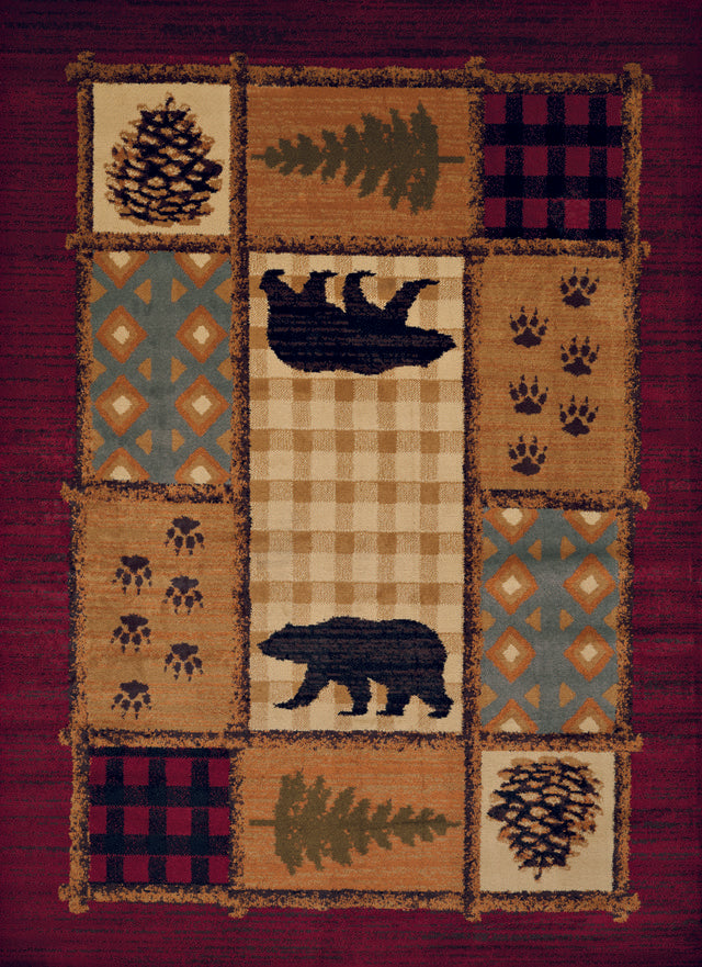 Affinity Lodge Mosaic Rug - Multicolor