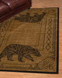Affinity Bear Cave Rug - Gold