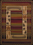 Affinity Canoe Sunset Rug - Lodge
