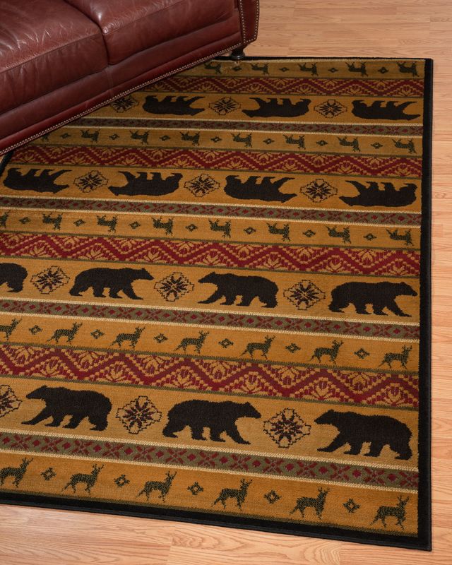 Affinity Nordic Bear Rug - Multicolor