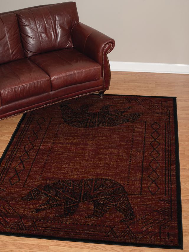 Affinity Bear Cave Rug - Gold