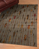 Affinity Quilted Arrow Rug - Blue