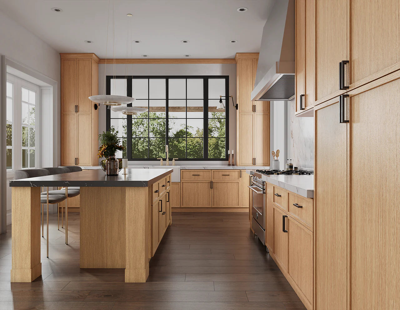 Petit Oak Cabinets