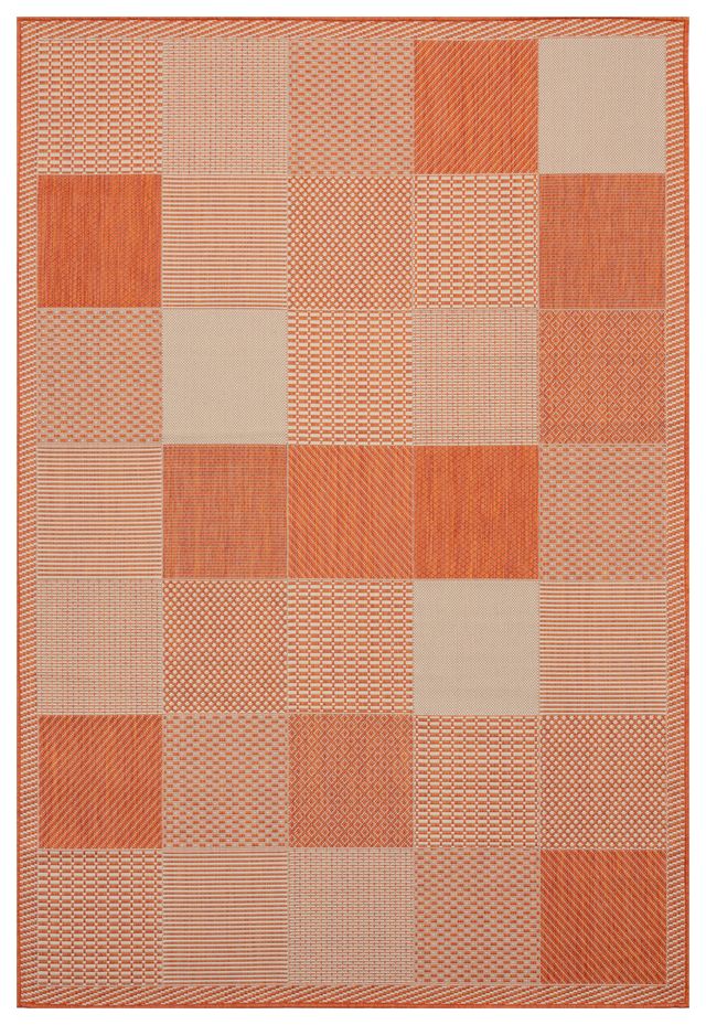 Augusta Grand Anse Rug - Terracotta