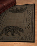 Affinity Bear Cave Rug - Gold