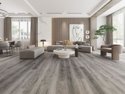Bryant Grey Oak Waterproof Rigid Core Luxury Vinyl Plank Flooring (10700 75005)