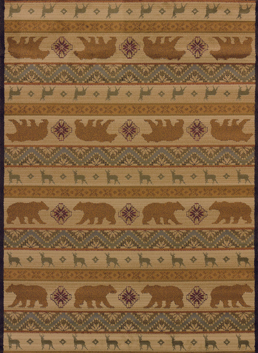 Affinity Nordic Bear Rug - Multicolor
