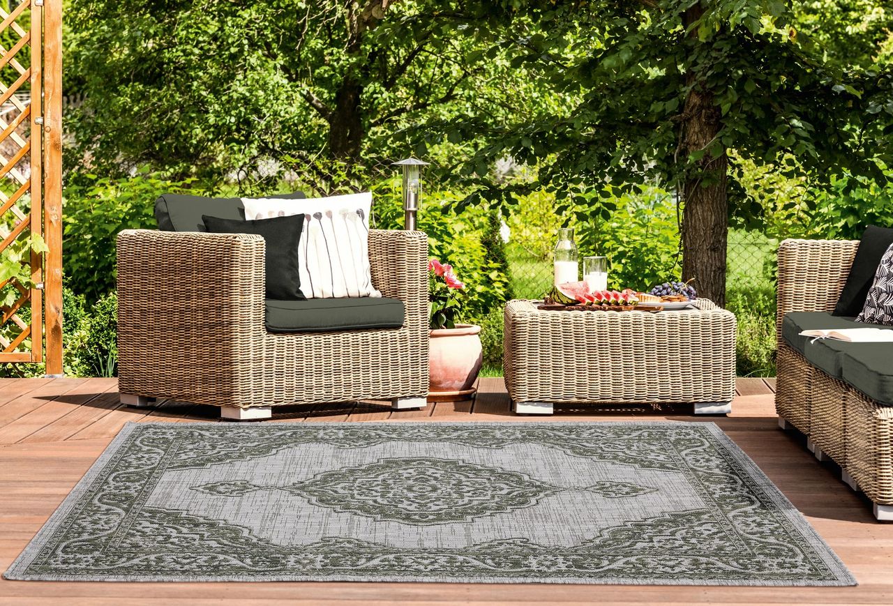 Augusta Sant Andrea Rug - Green